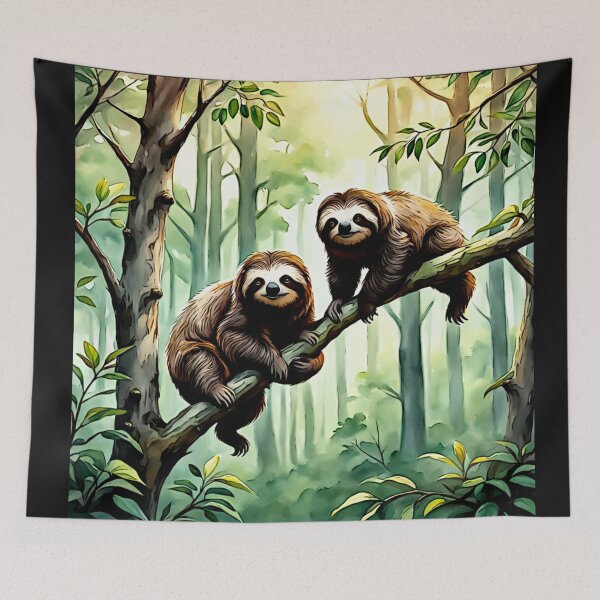 Item preview, Fluffy Cute Sloth - Bicho Preguica#2 designed and sold by Helios Be. Lavsh.