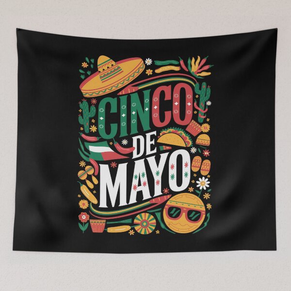 Item preview, Cinco De Mayo Lets Fiesta Squad designed and sold by tearbytea.