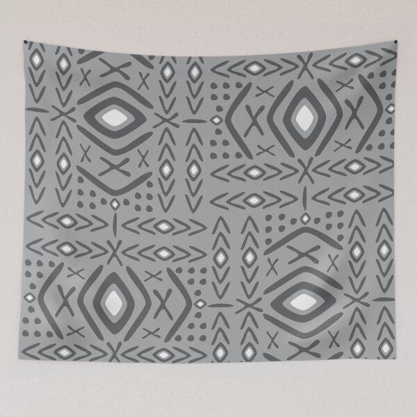 Item preview, Bogolan Pattern Mug designed and sold by Wolagno.