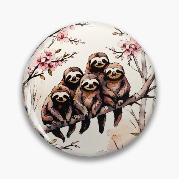 Item preview, Fluffy Cute Sloth - Bicho Preguica#3 designed and sold by Helios Be. Lavsh.