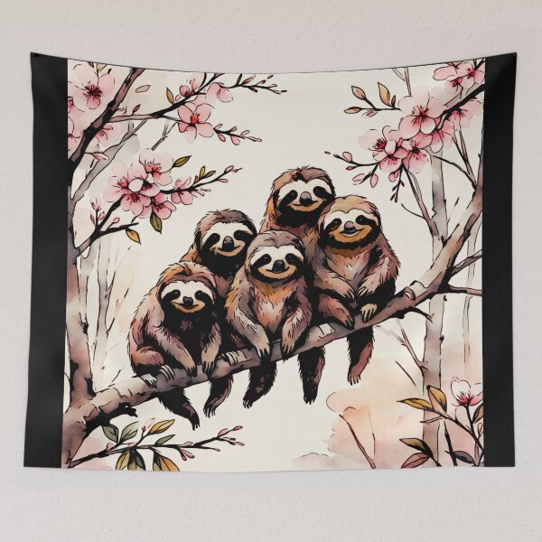 Item preview, Fluffy Cute Sloth - Bicho Preguica#3 designed and sold by Helios Be. Lavsh.