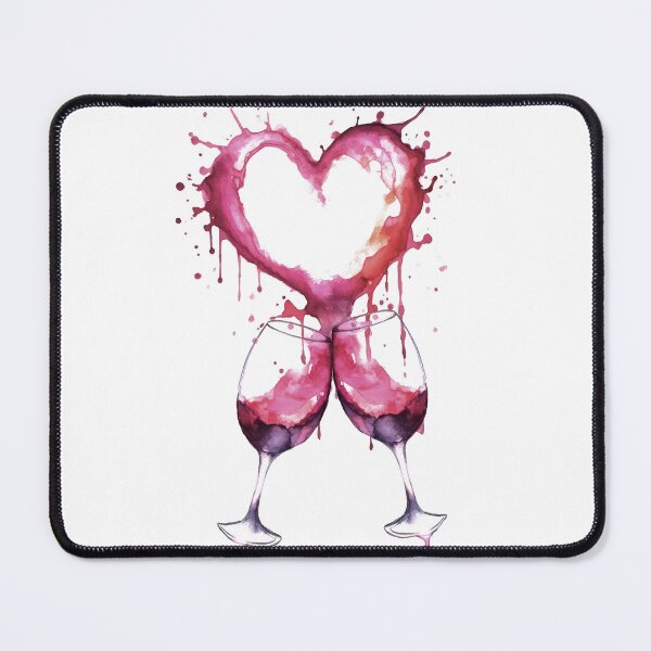 Item preview, Wine Glass Watercolor designed and sold by mermaids001.