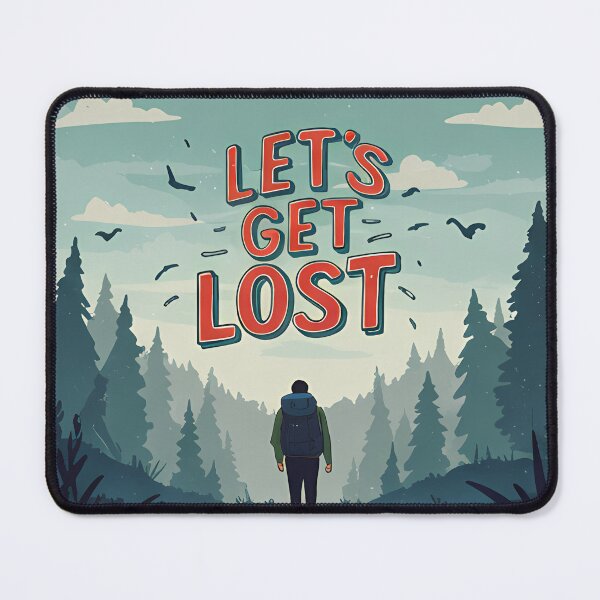 Item preview, "Let’s Get Lost – Into the Wilderness designed and sold by krasioams.