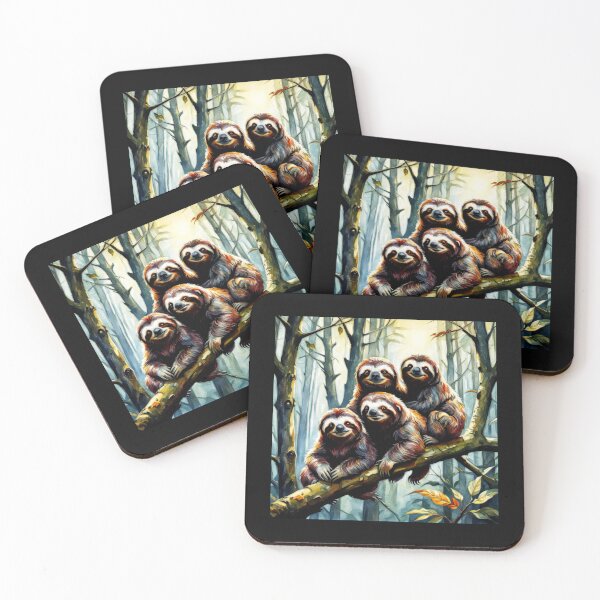 Item preview, Fluffy Cute Sloth - Bicho Preguica#5 designed and sold by Helios Be. Lavsh.