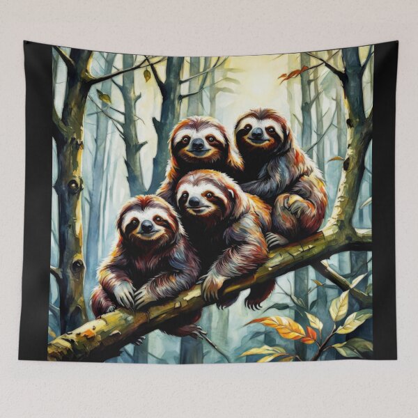 Item preview, Fluffy Cute Sloth - Bicho Preguica#5 designed and sold by Helios Be. Lavsh.