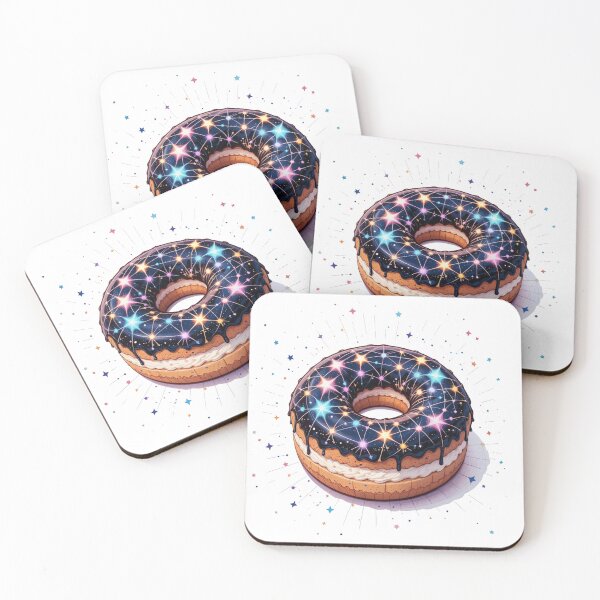 Item preview, Galaxy Donut Delight: Sweet Cosmic Art designed and sold by latelierdechris.