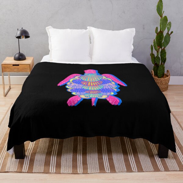 Vista previa del artículo con la obra «Tortuga de concha negra sin fondo», diseñado y vendido por Radicalyul.