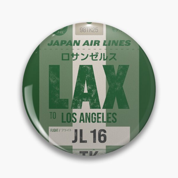 Item preview, Jal vintage tag Los Angeles designed and sold by LostTravelersLab.