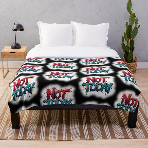 Item preview, NOT TODAY Graffiti  designed and sold by PagonDragon.