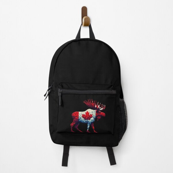 Item preview, Maple Leaf Patriotic Moose Canadian Flag - Canada Proud designed and sold by Smix Pixels.