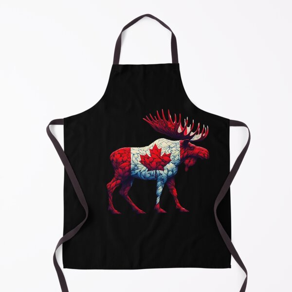 Item preview, Maple Leaf Patriotic Moose Canadian Flag -  Canada Proud  designed and sold by Smix Pixels.