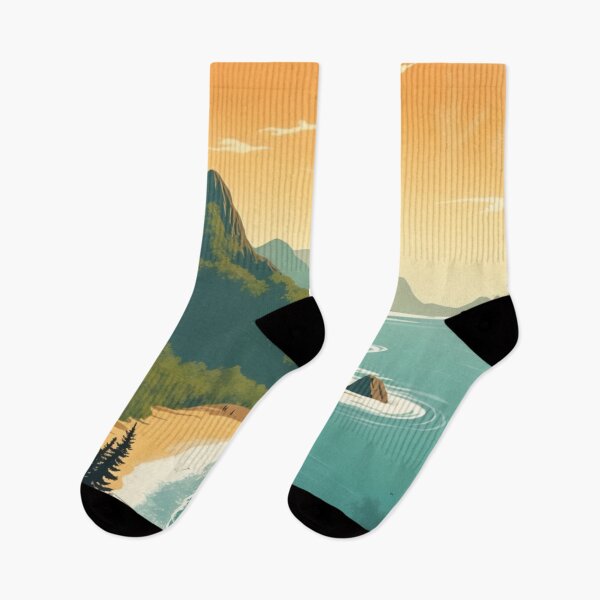 Item preview, Tranquil Coastal Escape: Sunset Serenity Art designed and sold by latelierdechris.