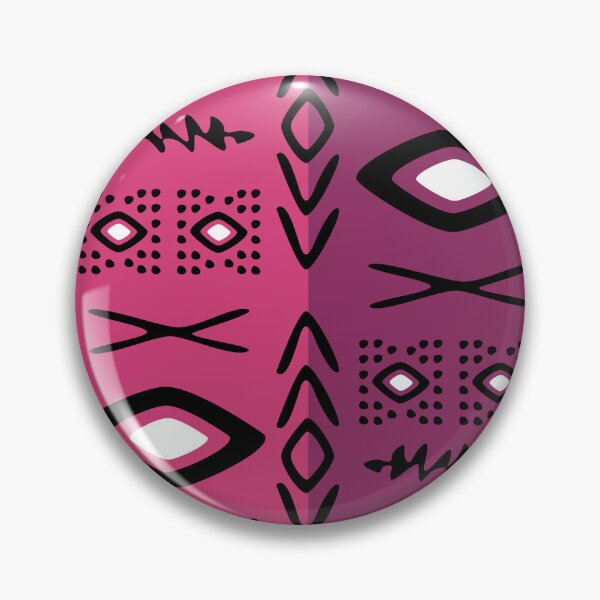 Item preview, Pink Bogolan pattern designed and sold by Wolagno.