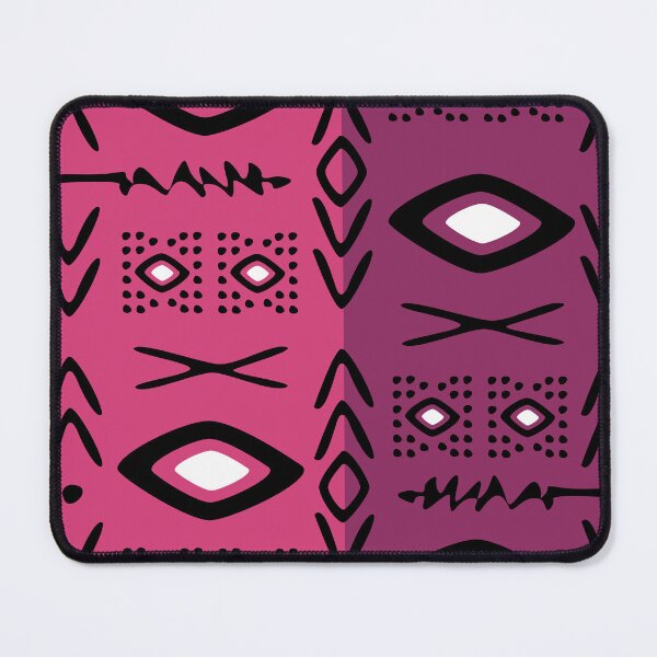 Item preview, Pink Bogolan pattern designed and sold by Wolagno.