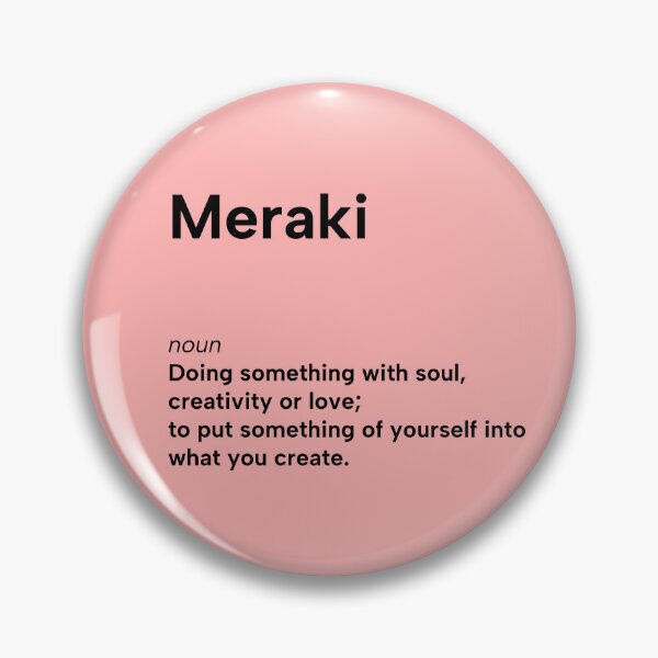 Item preview, Japanese Word - Meraki designed and sold by Adronia.