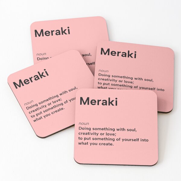 Item preview, Japanese Word - Meraki designed and sold by Adronia.