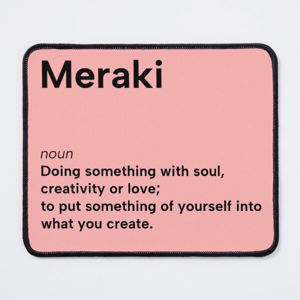 Item preview, Japanese Word - Meraki designed and sold by Adronia.