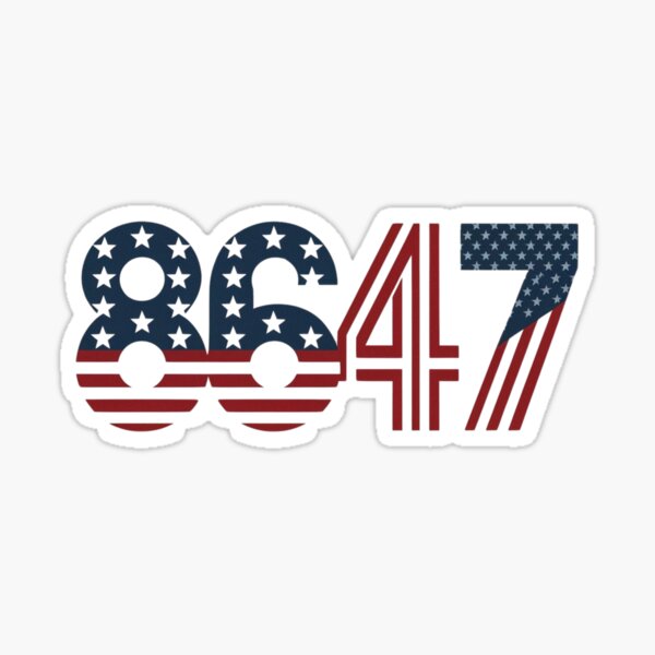 Item preview, Anti Trump Impeach 47 8647 86 47 47th President US Flag designed and sold by freakystickey.