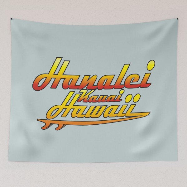 Item preview, Hanalei Kauai Hawaii surf lettering designed and sold by studioss76.