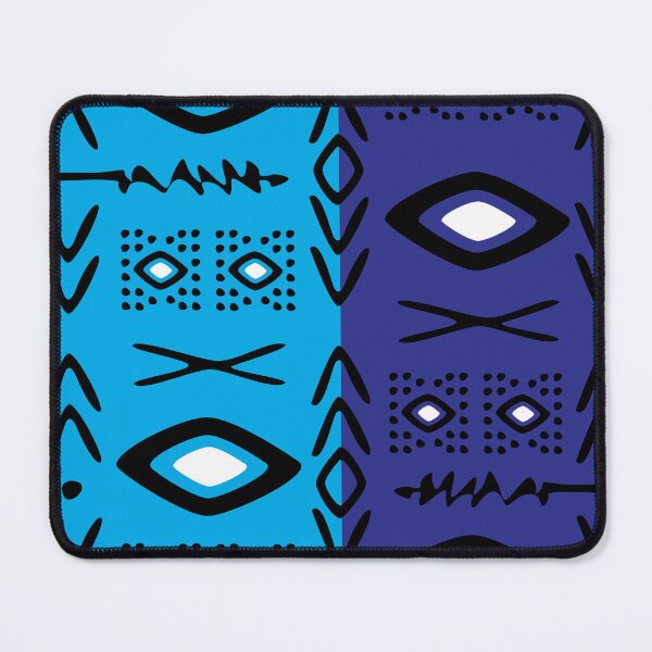 Item preview, Blue African fabric designed and sold by Wolagno.