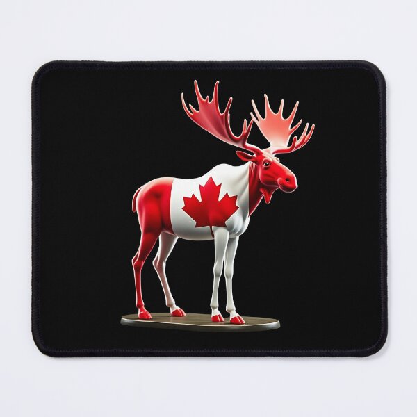 Item preview, Maple Leaf Patriotic Moose Canadian Flag - Canada Proud designed and sold by Smix Pixels.