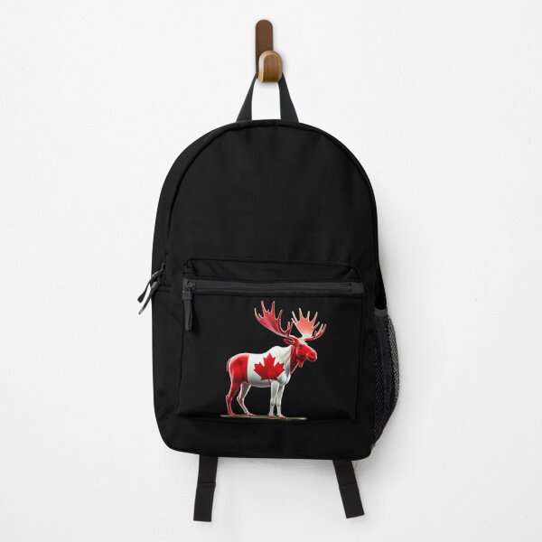 Item preview, Maple Leaf Patriotic Moose Canadian Flag - Canada Proud designed and sold by Smix Pixels.