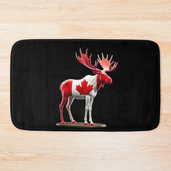 Item preview, Maple Leaf Patriotic Moose Canadian Flag -  Canada Proud  designed and sold by Smix Pixels.