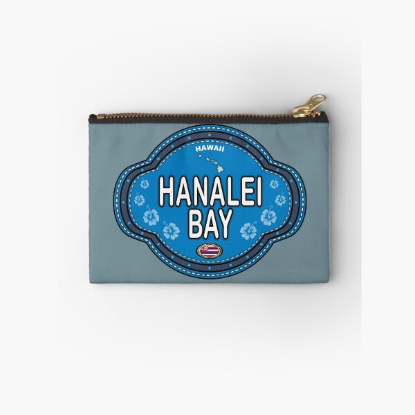 Item preview, Hanalei Bay Hawaii stitching effect emblem designed and sold by studioss76.