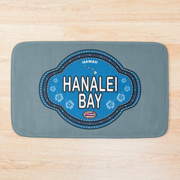 Item preview, Hanalei Bay Hawaii stitching effect emblem designed and sold by studioss76.