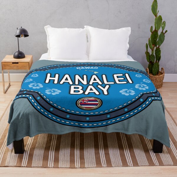 Item preview, Hanalei Bay Hawaii stitching effect emblem designed and sold by studioss76.