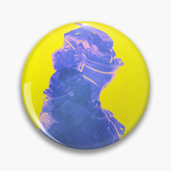 Item preview, Cyber Punk Visor Warrior Pop Art Yellow designed and sold by popartdemo.
