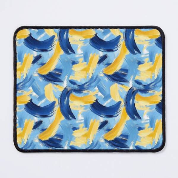 Item preview, Expressive Blend of Blue and Yellow Shades designed and sold by MidArtForge.