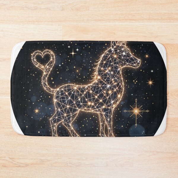 Item preview, Celestial Unicorn Glow: Mystical Constellation Art designed and sold by latelierdechris.