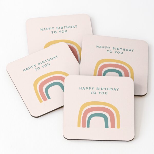 Item preview, Happy Birthday To You Rainbow designed and sold by mintandmabel.