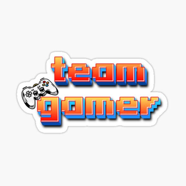 Item preview, team gamer, retro gaming style designed and sold by Wawan35200.
