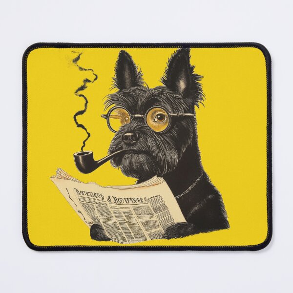 Item preview, Dapper Vintage Dog designed and sold by RoseoftheWild.