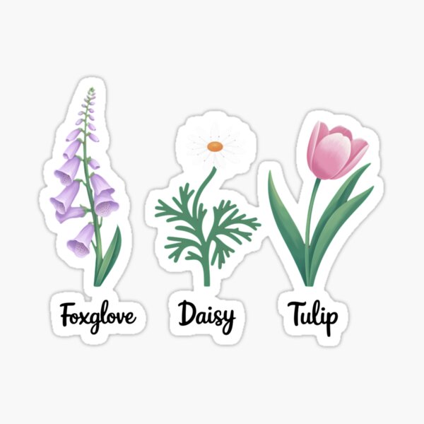 Aperçu de l'œuvre Digitale, marguerite, tulipe, floral, anti-Trump créée et vendue par ChicTeeshop.