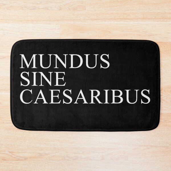 Item preview, MUNDUS SINE CAESARIBUS - WHITE designed and sold by bembureda.
