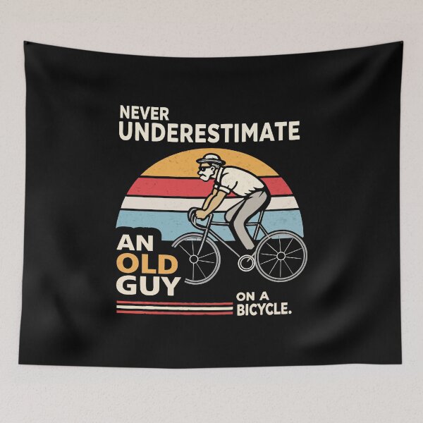 Item preview, Never Underestimate An Old Guy designed and sold by ThatBBStore.