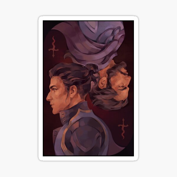 Illario and Lucanis Sticker