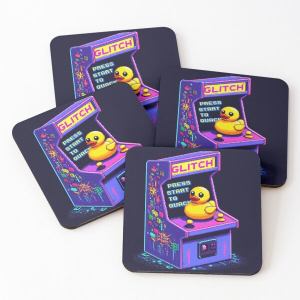 Artikelvorschau, Pixel Art Arcade Gamer Ente entworfen und verkauft von StylishDesigns_ByJohn.