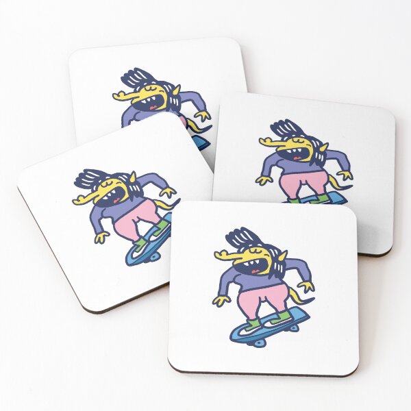 Item preview, Monster Skateboarding #4 designed and sold by robotfunmonster!.
