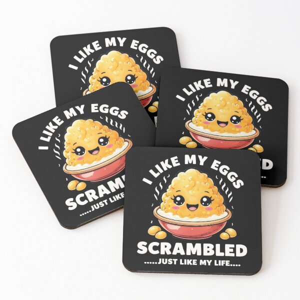Item preview, Scrambled Eggs, Scrambled Life – Funny Food Humor designed and sold by DARK_NOVA.