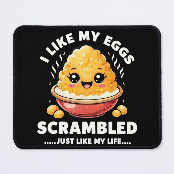 Item preview, Scrambled Eggs, Scrambled Life – Funny Food Humor designed and sold by DARK_NOVA.