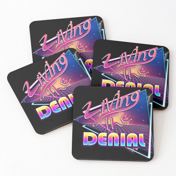 Item preview, Vaporwave Retro Living the Denial designed and sold by VincentVex.
