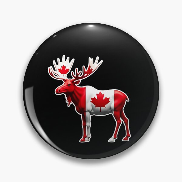 Item preview, Maple Leaf Patriotic Moose Canadian Flag -  Canada Proud  designed and sold by Smix Pixels.