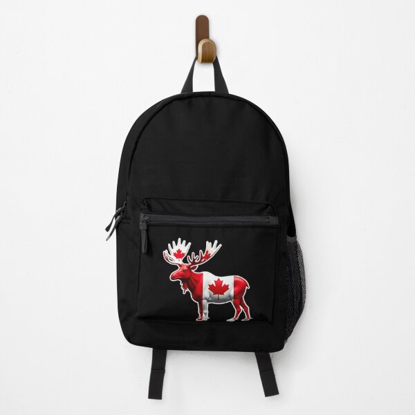 Item preview, Maple Leaf Patriotic Moose Canadian Flag - Canada Proud designed and sold by Smix Pixels.