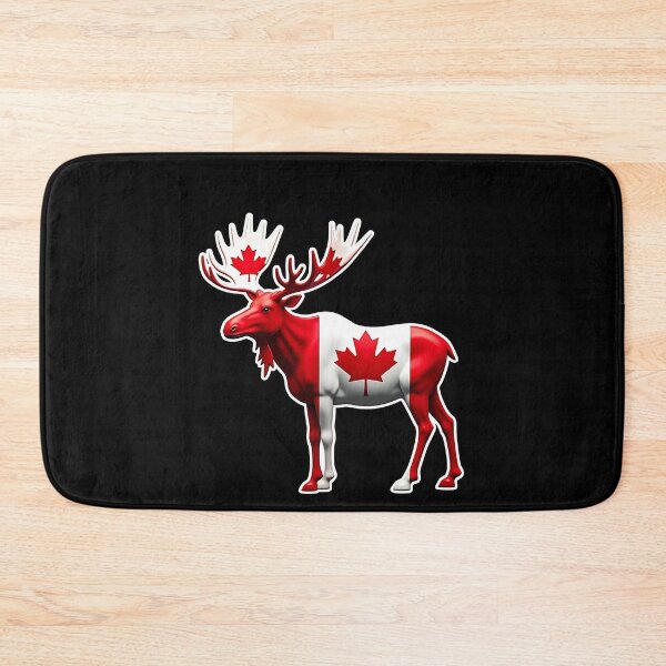 Item preview, Maple Leaf Patriotic Moose Canadian Flag -  Canada Proud  designed and sold by Smix Pixels.