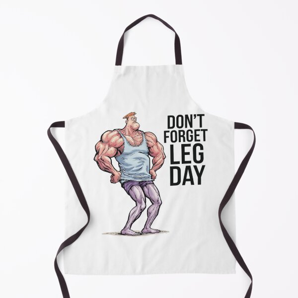 Item preview, Don't forget leg day, gym rat, fitness, meme, funnyfits70, Humor, Funny, retro, vintages, funny quotes, animal humor, designed and sold by FunnyFits70.