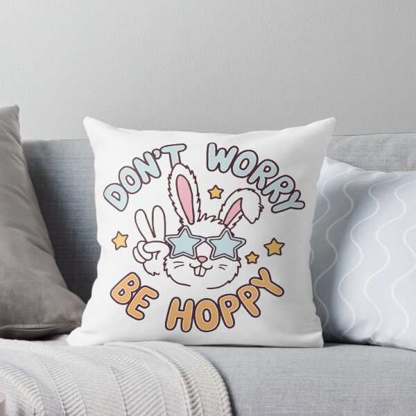 Item preview, Cute Bunny Don't Worry Be Hoppy Easter designed and sold by Alex Songs.